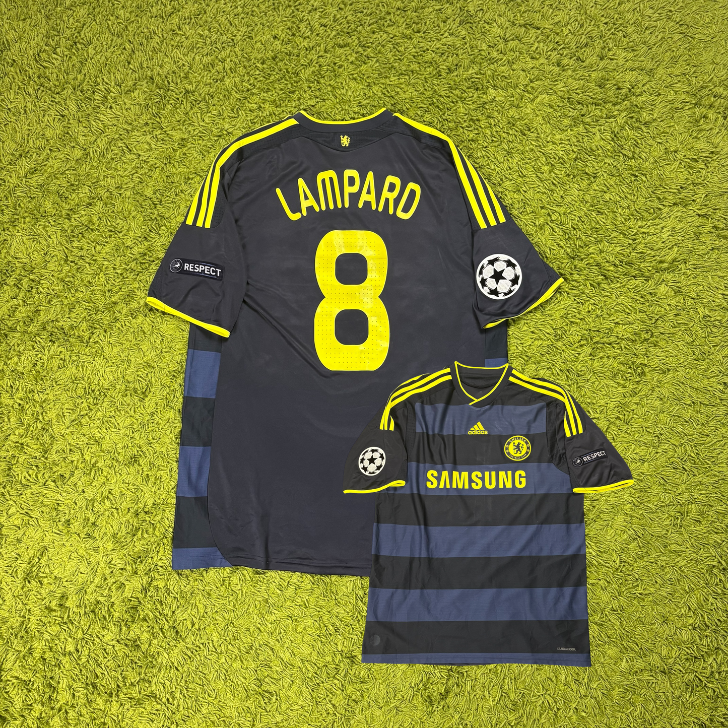 Adidas FC Chelsea Lampard Trikot blau Größe L 2009 2010