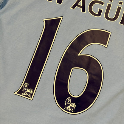 Umbro Manchester City Kun Agüero Trikot hell blau Größe XL 2011 2012