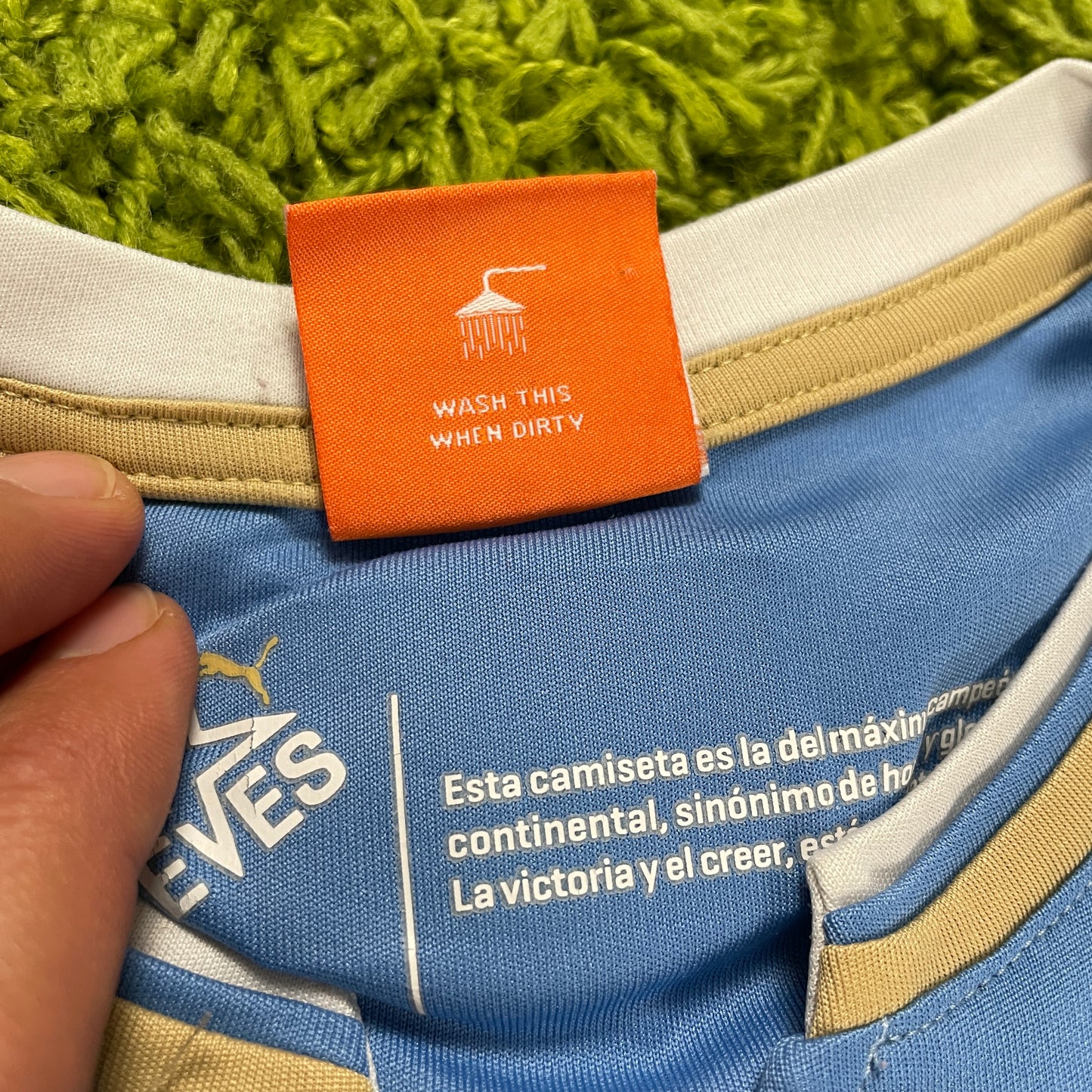 Puma Uruguay Trikot blau Größe S 2014