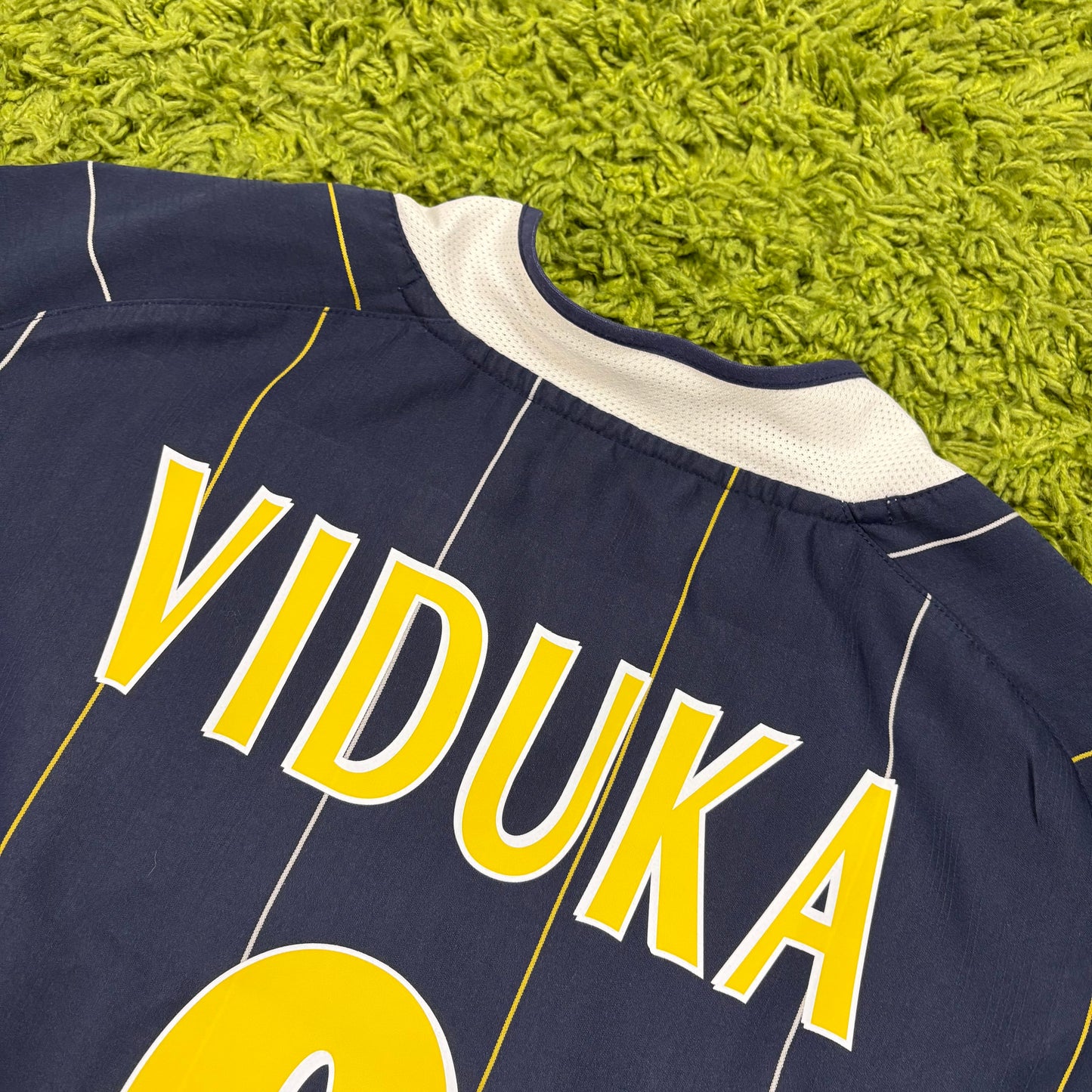 Nike Leeds United Viduka Trikot blau Größe L 2003 2004