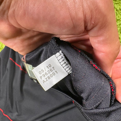 Adidas AC Mailand Milan Ronaldinho Trikot schwarz Größe M 2010 2011