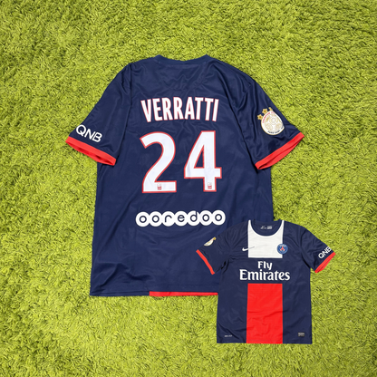 Nike Paris Saint Germain PSG Verratti Trikot blau Größe L 2013 2014
