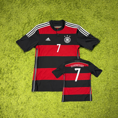 Adidas Deutschland DFB Schweinsteiger Trikot rot schwarz Größe L