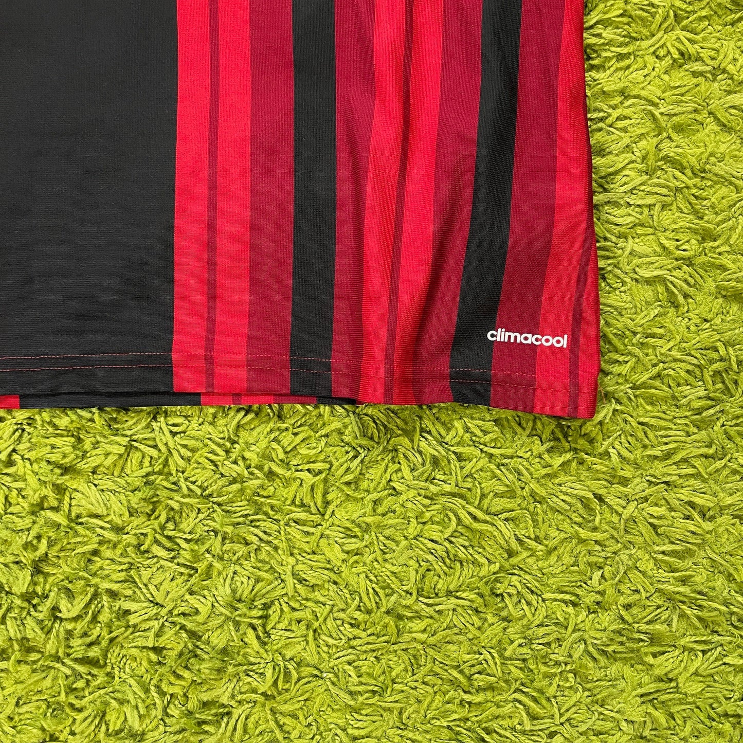 Adidas AC Mailand Milan Trikot schwarz rot Größe L 2014 2015