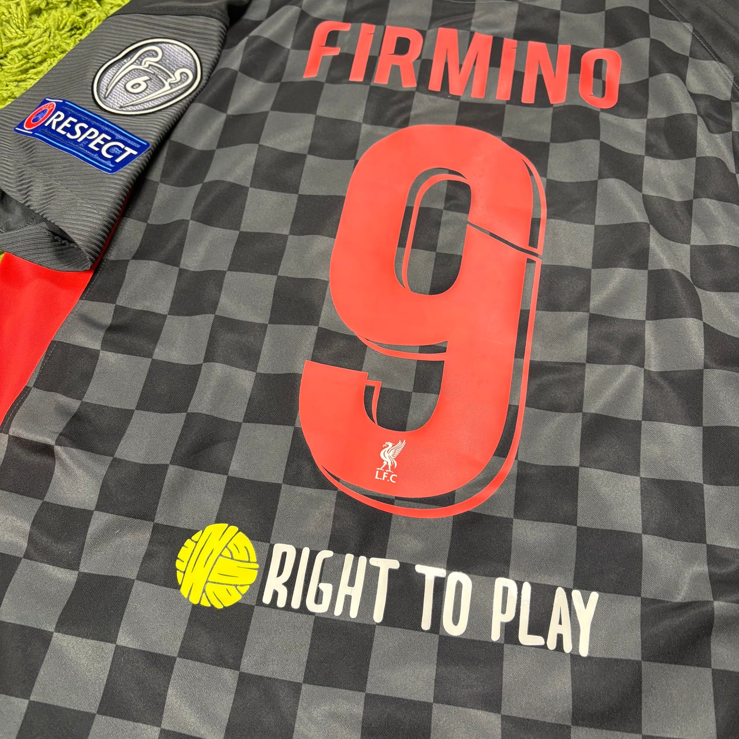 Nike FC Liverpool Firmino Trikot schwarz Größe M 2020 2021