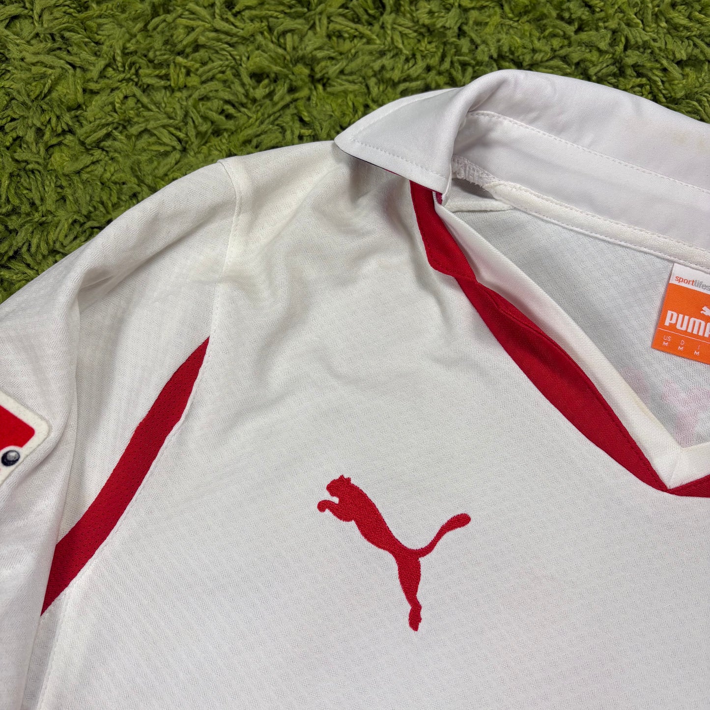 Puma VFB Stuttgart Camoranesi Trikot Weiß Größe M 2010 2011
