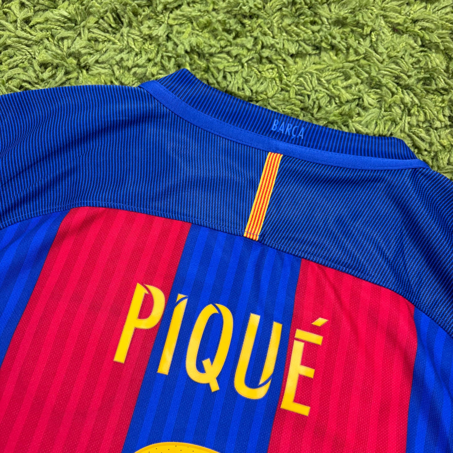 Nike FC Barcelona Pique Trikot rot Größe M 2016 2017