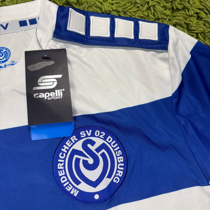 Capelli MSV Duisburg Trikot Weiß Größe M 2018 2019 NEU
