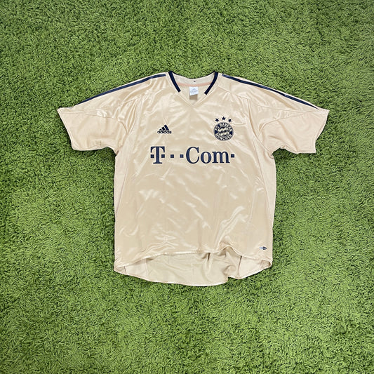 Adidas FC Bayern München Trikot Gold Größe L 2004 2005