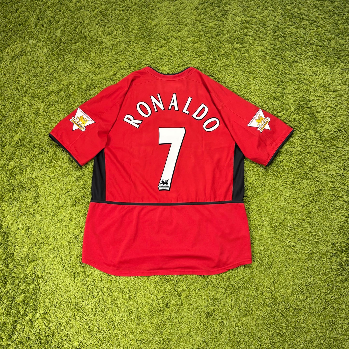 Nike Manchester United Ronaldo CR7 Trikot rot Größe L 2003 2004