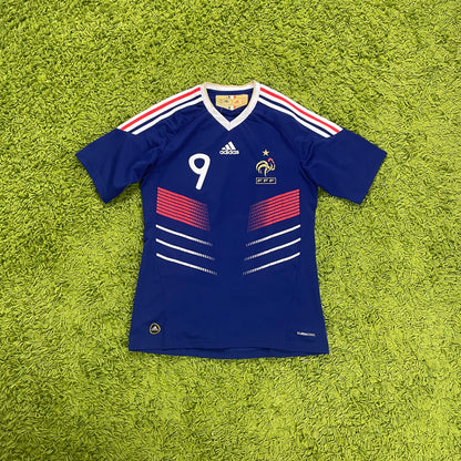 Adidas Frankreich Benzema Trikot blau Größe S 2010