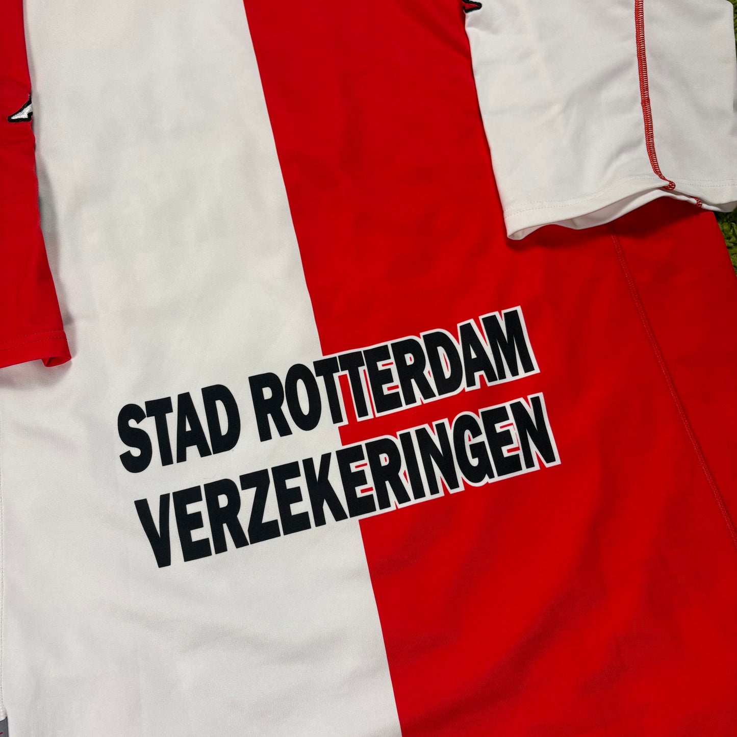Kappa Feyenoord Rotterdam Trikot rot Weiß Größe L 2002 2003