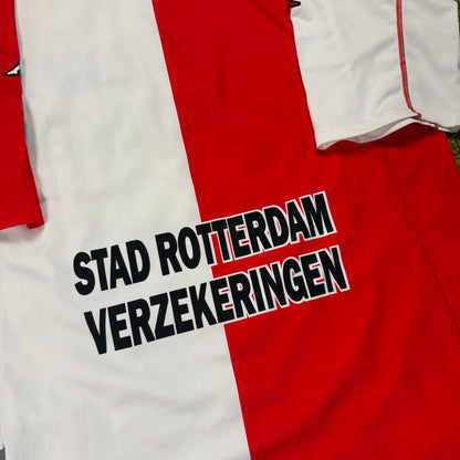 Kappa Feyenoord Rotterdam Trikot rot Weiß Größe L 2002 2003