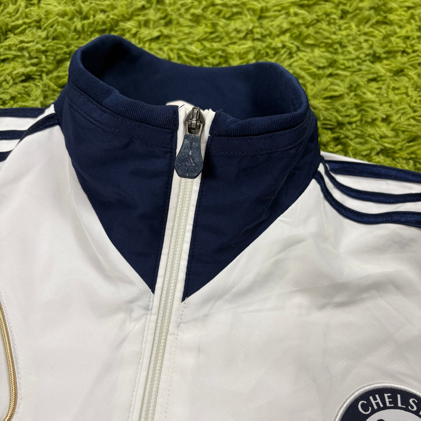 Adidas FC Chelsea Trainingsjacke Jacke weiß Größe M 2012