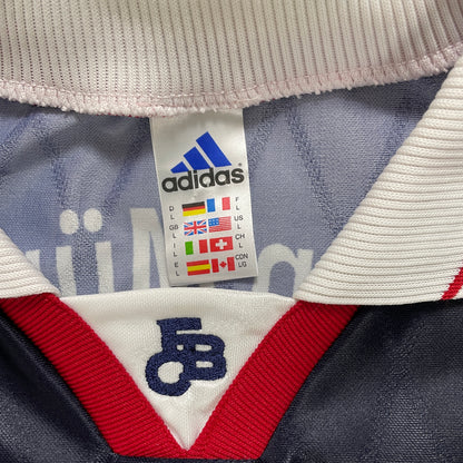 Adidas FC Bayern München Strunz Trikot blau Größe L 1997 1999
