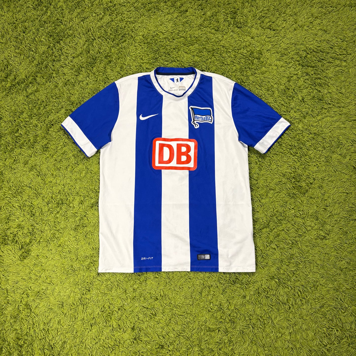 Nike Hertha BSC Berlin Trikot blau weiß Größe L 2014 2015