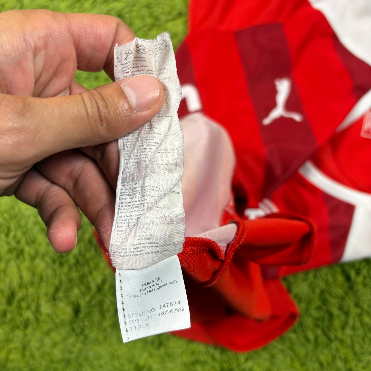 Puma Fortuna Düsseldorf Trikot rot Größe M 2015 2016