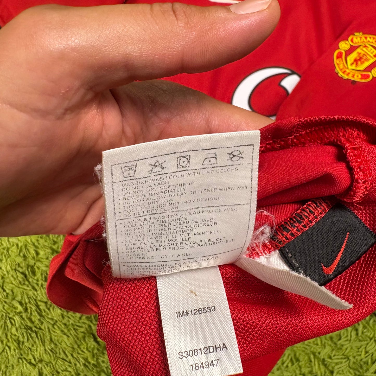 Nike Manchester United Ronaldo CR7 Trikot rot Größe L 2003 2004