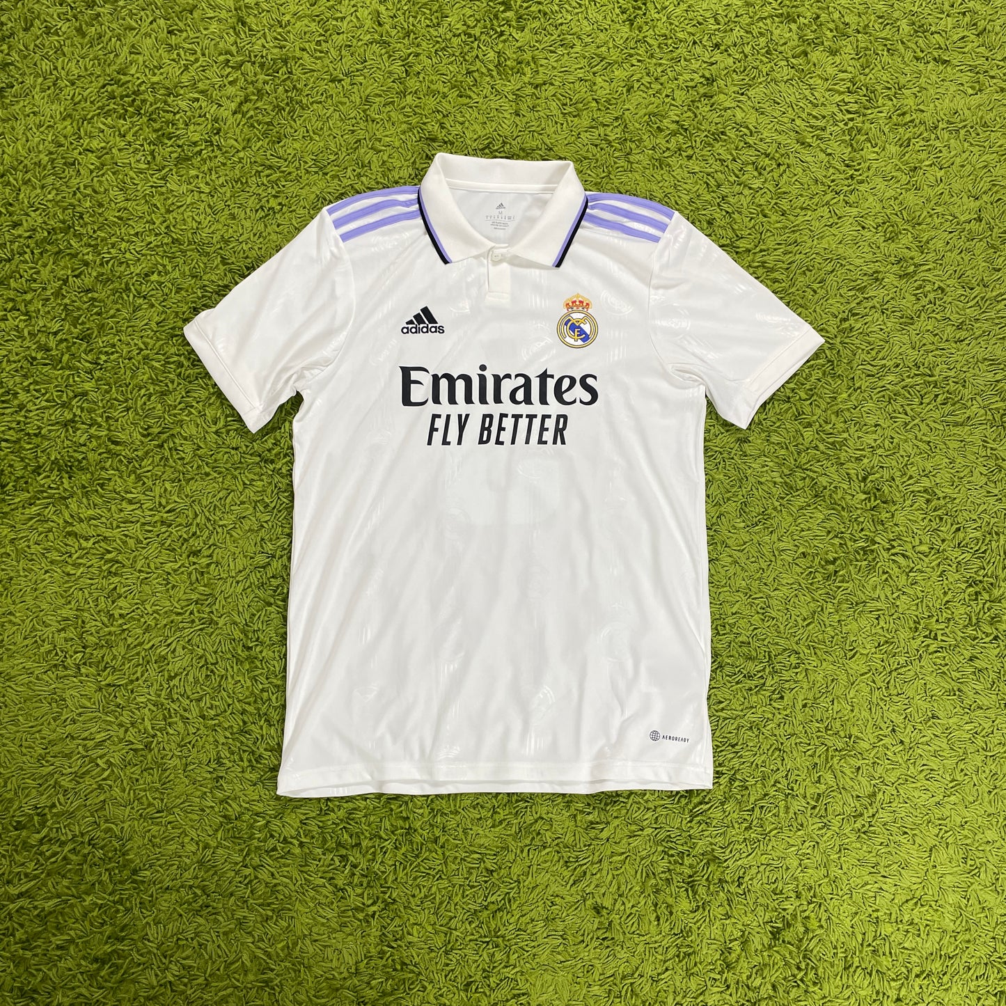 Adidas Real Madrid Benzema Trikot weiß Größe M 2022 2023