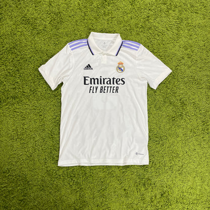 Adidas Real Madrid Benzema Trikot weiß Größe M 2022 2023