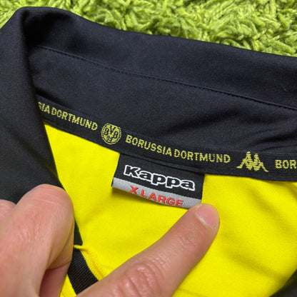 Kappa Borussia Dortmund BVB Lewandowski Trikot Gelb Größe XL 2010 2011