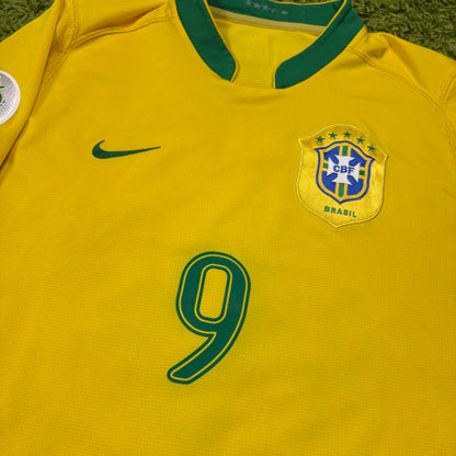 Nike Ronaldo Brasilien Trikot Gelb Größe M 2006