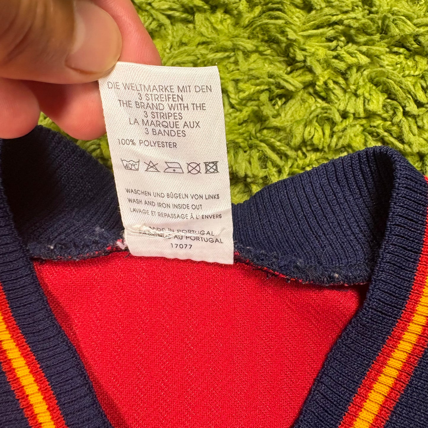 Adidas Spanien Raul Trikot rot Größe M 1998