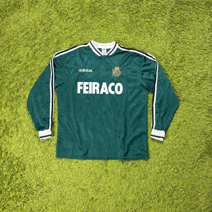 Adidas Deportivo La Coruna Scalomi Trikot Grün Größe XL Langarm 1999 2000