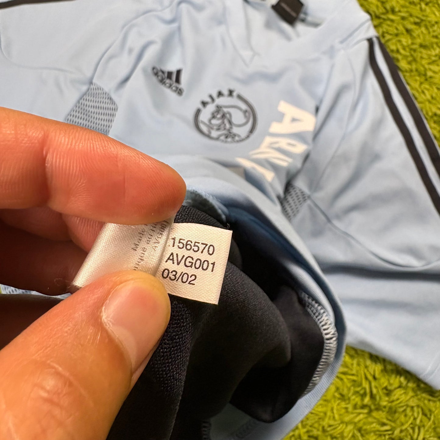 Adidas Ajax Amsterdam Ibrahimovic Trikot grau Größe XL 2002 2003