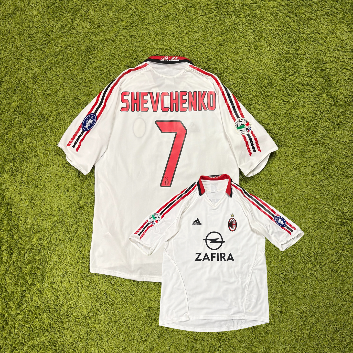 Adidas AC Mailand Milan Shevchenko Trikot Weiß Größe L 2005 2006