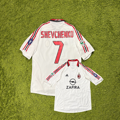Adidas AC Mailand Milan Shevchenko Trikot Weiß Größe L 2005 2006