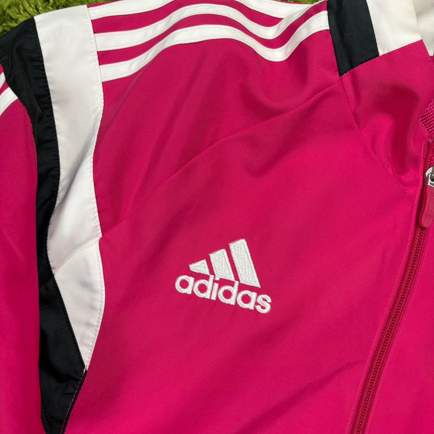 Adidas Real Madrid Tracksuit Trainingsanzug pink schwarz Größe L 2014