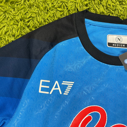 EA7 SSC Neapel Napoli Trikot blau Größe M 2022 2023