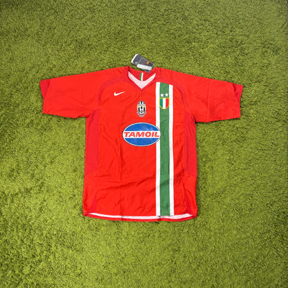 Nike Juventus Turin Vieira Trikot rot Größe L signiert 2005 2006