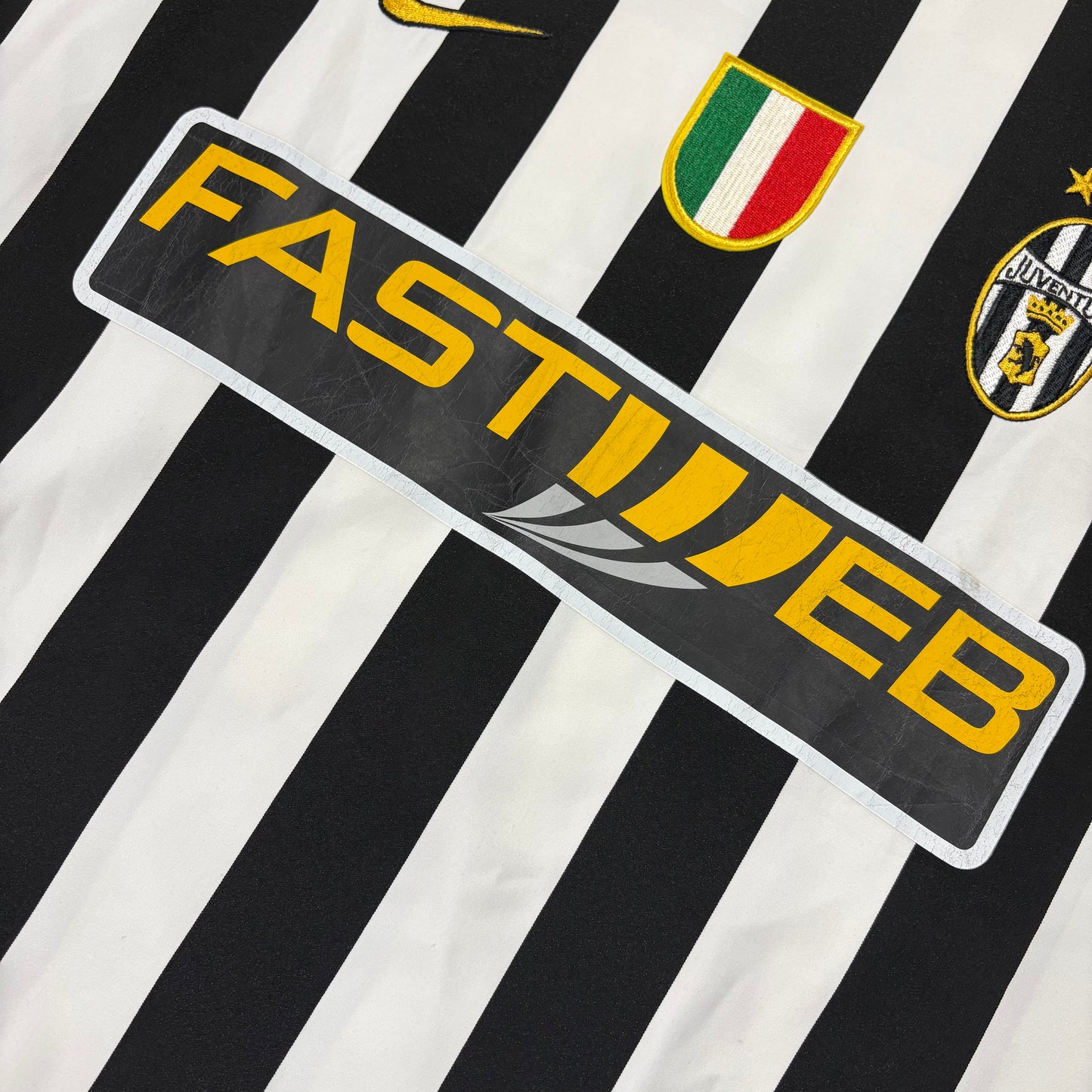 Nike Juventus Turin Nedved Trikot Weiß schwarz Größe XL 2003 2004