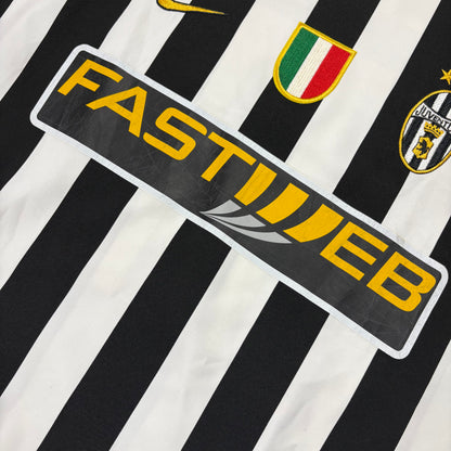 Nike Juventus Turin Nedved Trikot Weiß schwarz Größe XL 2003 2004