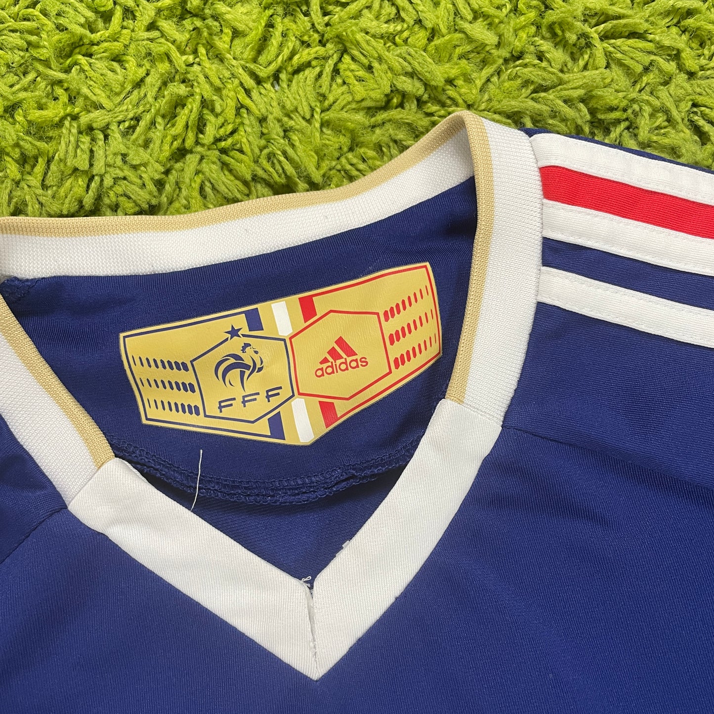 Adidas Frankreich Benzema Trikot blau Größe S 2010