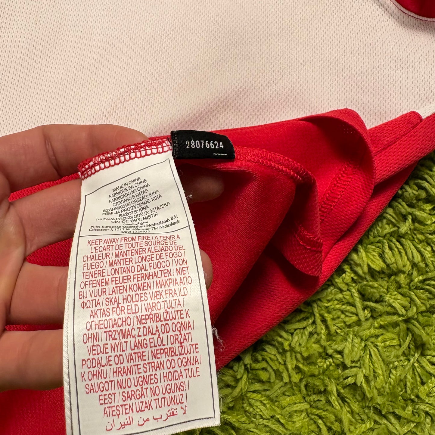 Nike Türkei Trikot rot Größe L 2008