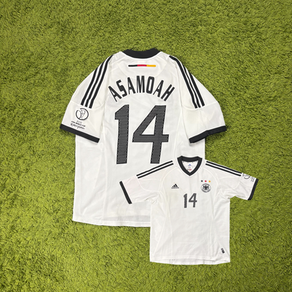 Adidas Deutschland DFB Asamoah Trikot Weiß Größe M 2002