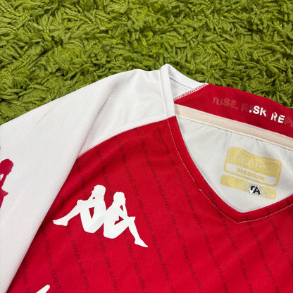 Kappa AS Monaco Tchouameni Trikot Weiß rot Größe M 2020 2021