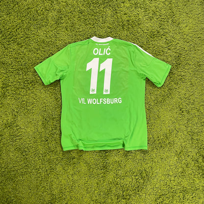 Adidas VFL Wolfsburg Trikot Olic Olić grün Größe XL 2012 2013