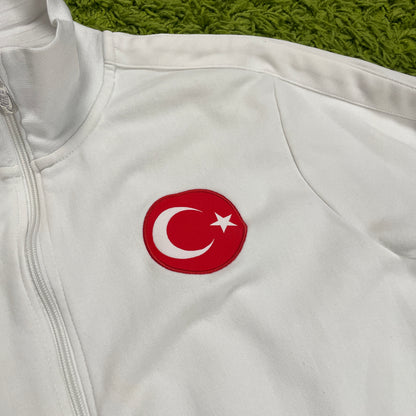 Nike Türkei Trainingsjacke weiß Größe XL
