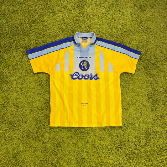 Umbro Chelsea FC Trikot gelb Größe XL 1996 1997