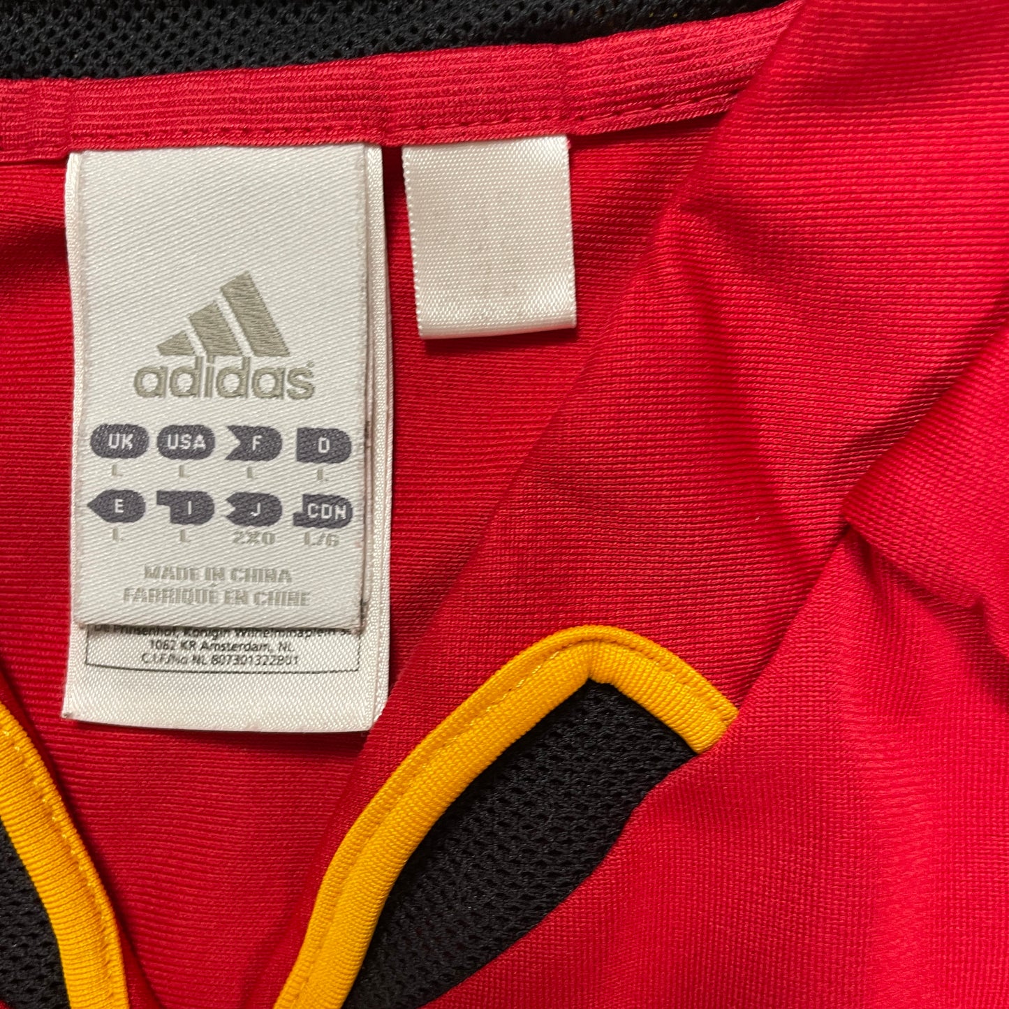 Adidas Deutschland DFB Trikot rot Größe L 2004