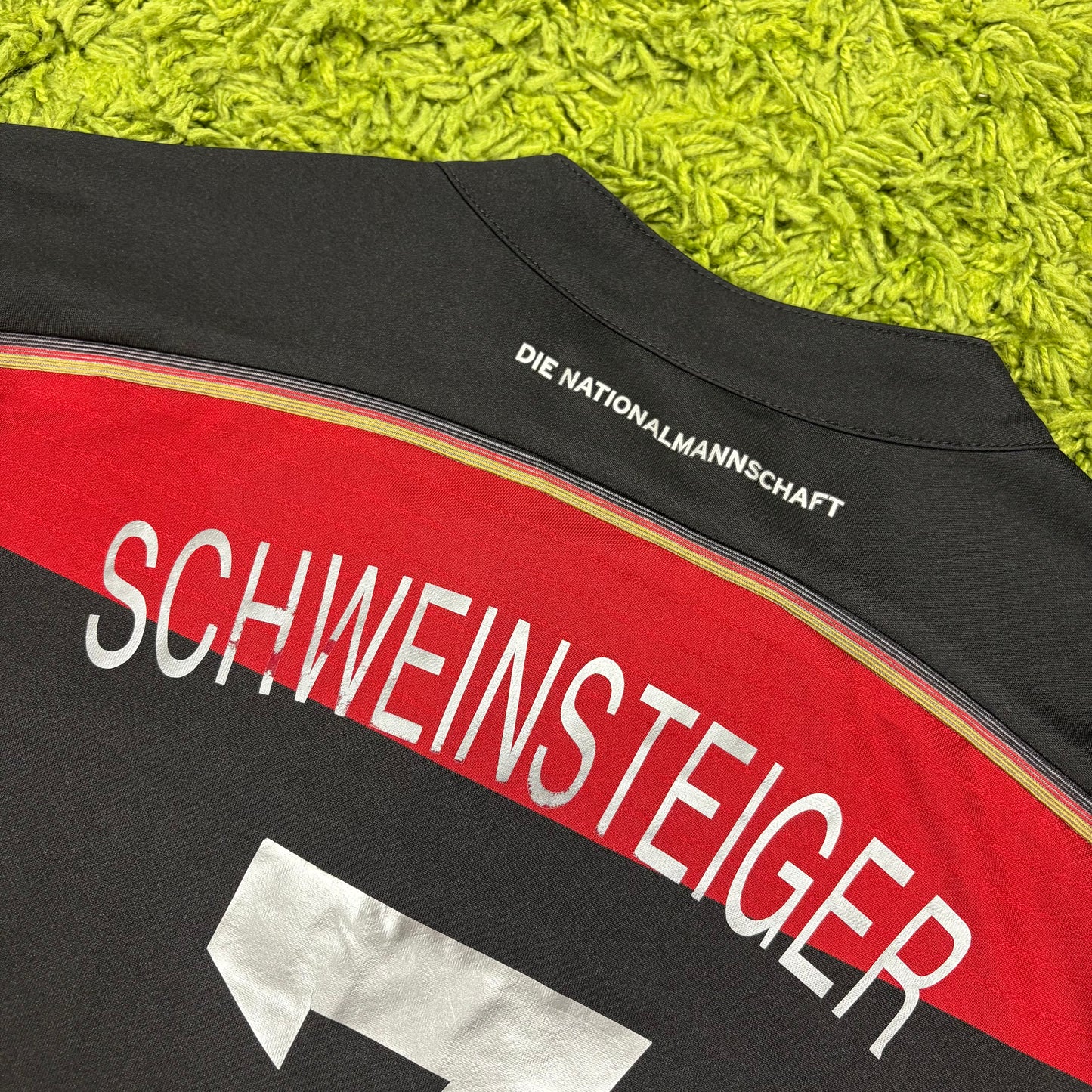 Adidas Deutschland DFB Schweinsteiger Trikot rot schwarz Größe L