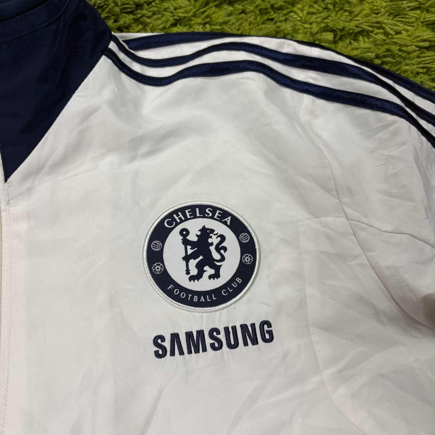 Adidas FC Chelsea Trainingsjacke Jacke weiß Größe M 2012
