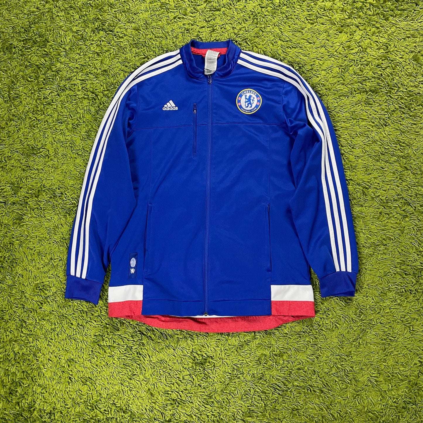 Adidas FC Chelsea Trainingsjacke Jacke blau Größe L London