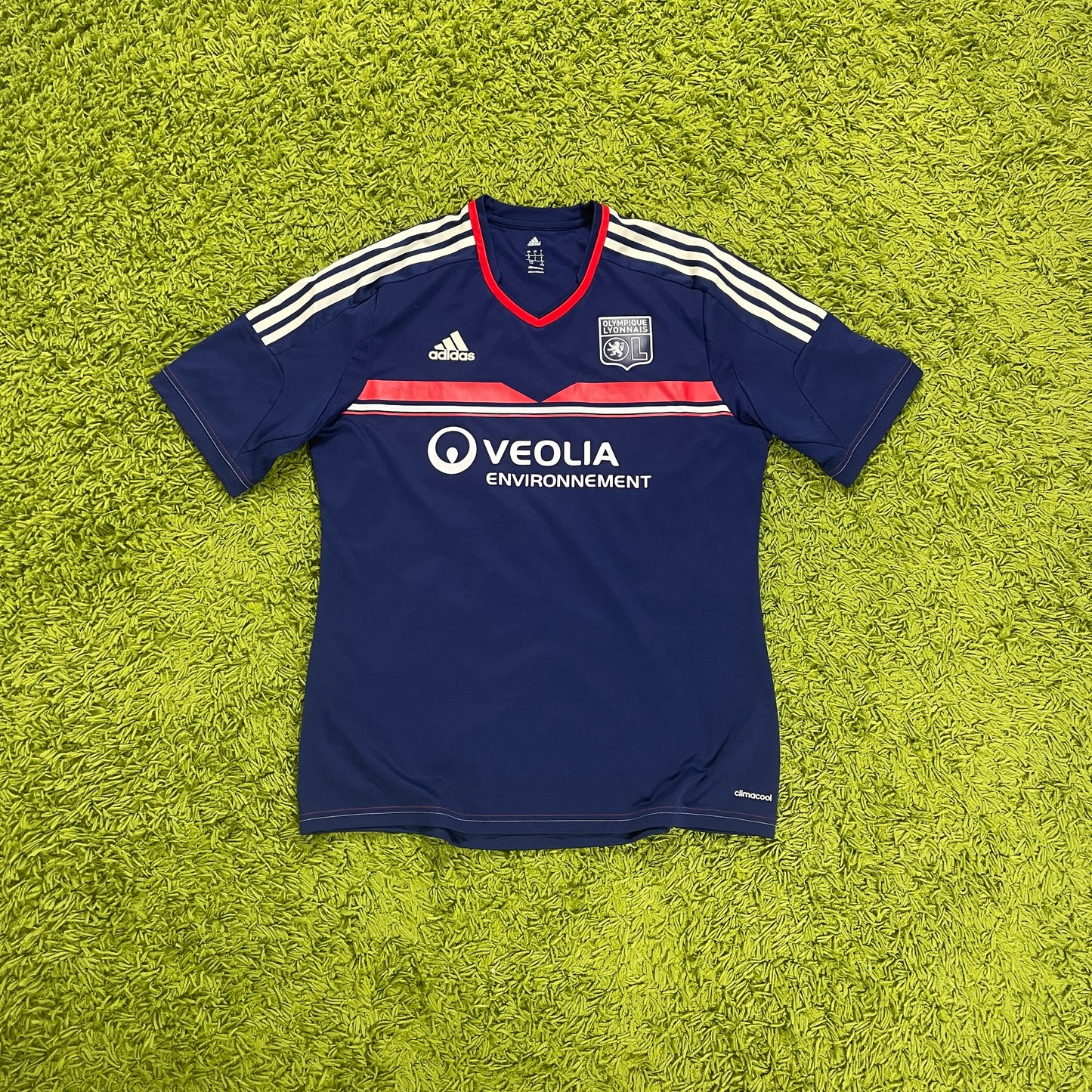 Adidas Olympique Lyon Trikot blau Größe L 2013 2014