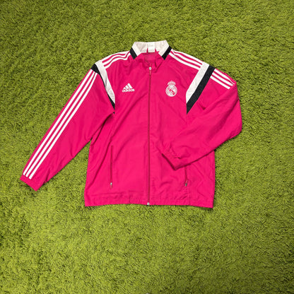Adidas Real Madrid Tracksuit Trainingsanzug pink schwarz Größe L 2014