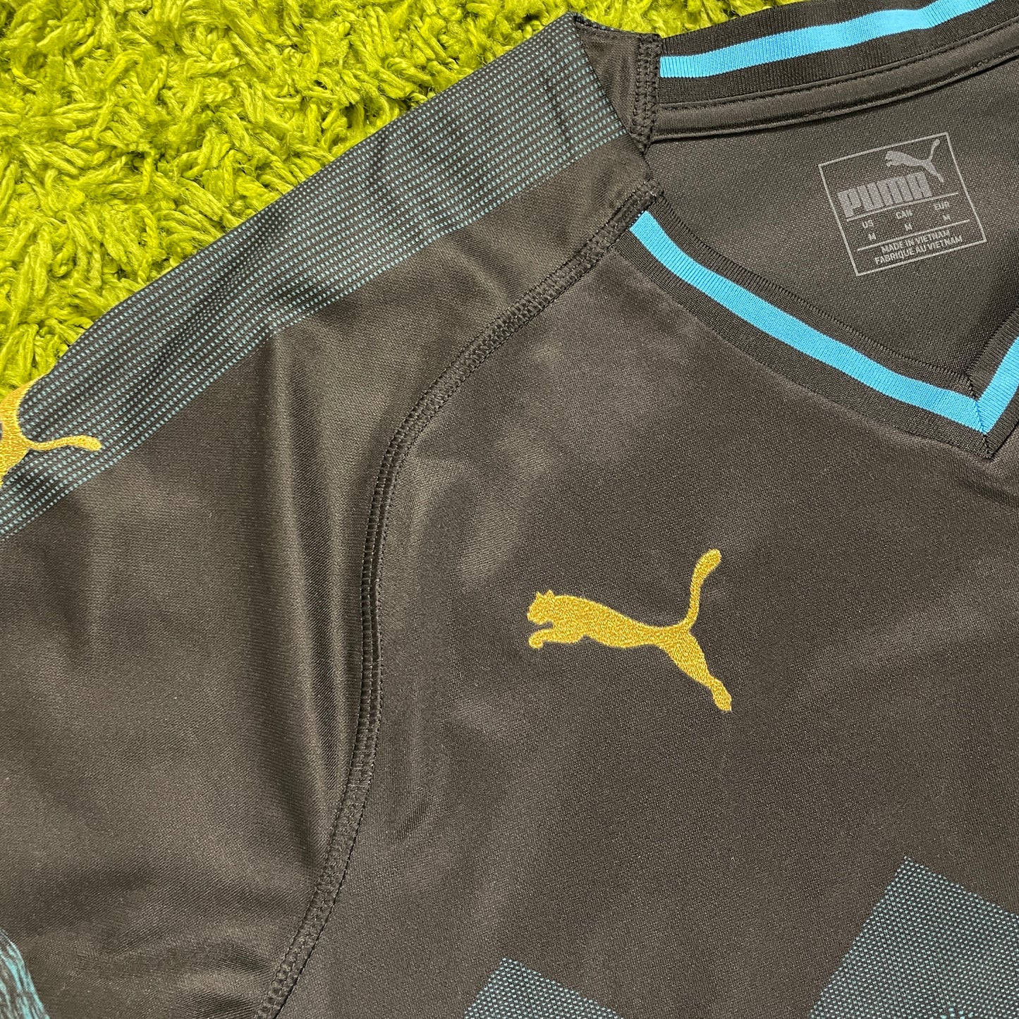 Puma Olympique Marseille Trikot schwarz Größe M 2018 2019